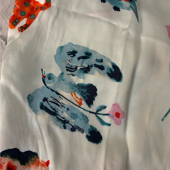 By Anthropologie Silky Patterned Pyjama Top & Bottom Set Cute Animal Print M NWT - Picture 9 of 10